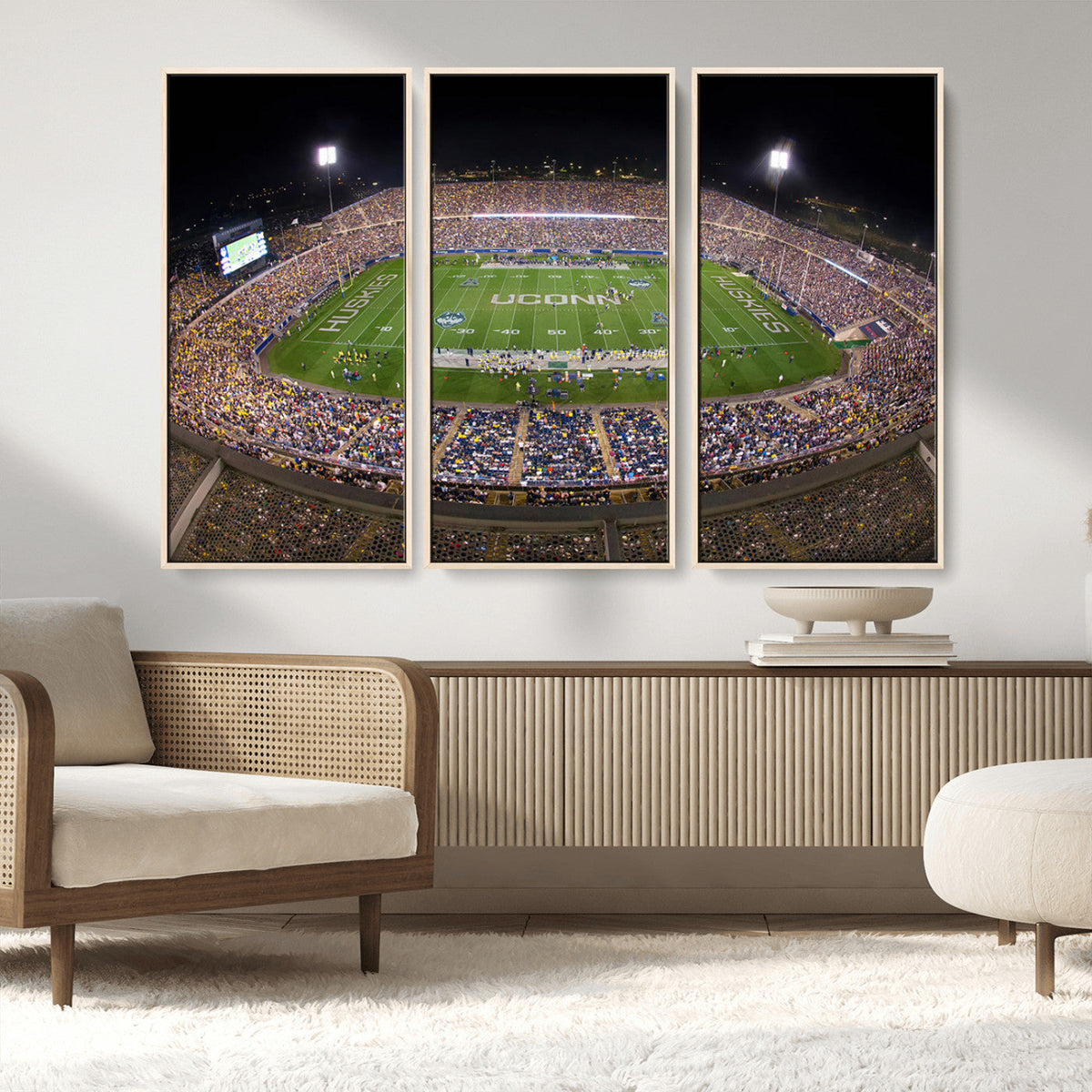 The University of Connecticut UCONN Huskies Football Team