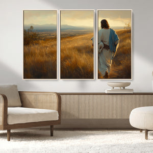Jesus the Good Shepherd Wall Art Canvas Print -