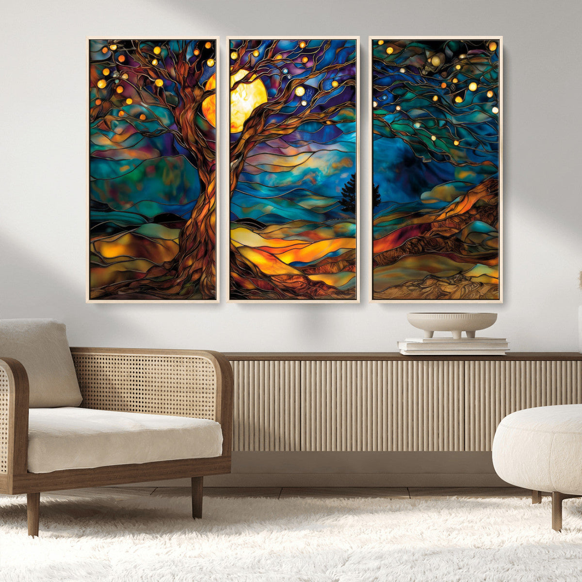 Tree of Life Wall Art - Yggdrasil Tree of Life Canvas Print