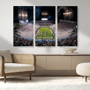 Penn Stadium Football Wall Art Canvas Print, Pennsylvania