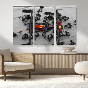RedBull Formula 1 Canvas Wall Art Print