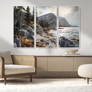 Serene Coastal View of Acadia National Park - Stunning