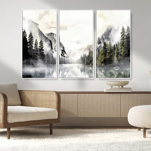 Yosemite Valley Wall Art Canvas Print – Framed and Ready to