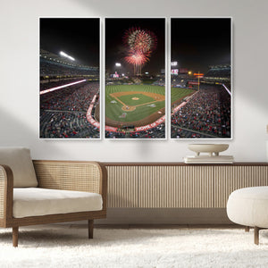Fireworks at Angel Stadium – Los Angeles Angels Canvas