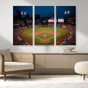 St. Louis Cardinals Baseball Team Print - Busch Stadium Wall