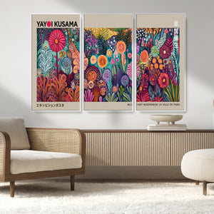 Yayoi Kusama Wall Art Canvas Print, Abstract Art, Large