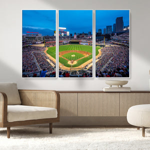 Target Field Stadium Wall Art Canvas Print – Minnesota Twins