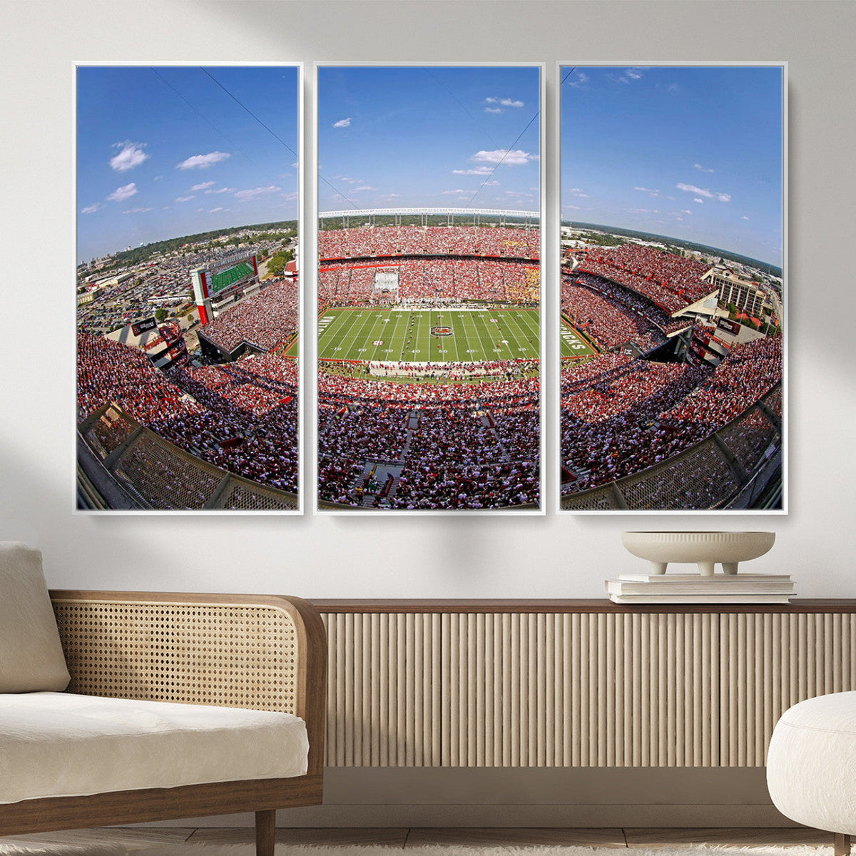 William Brice Stadium Wall Art Canvas Print – Stadium Crowd