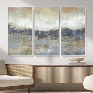 Abstract Neutral Landscape Painting Wall Art