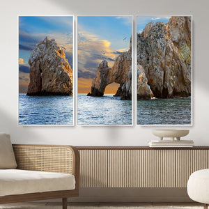 The Arch Cabo San Lucas Ocean Arch Wall Art Canvas Print,