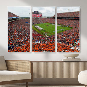 Auburn Stadium Wall Art Canvas Print, Jordan Hare Stadium