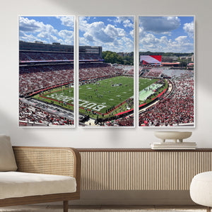 Georgia Bulldogs Stadium Wall Art Canvas Print, Sanford
