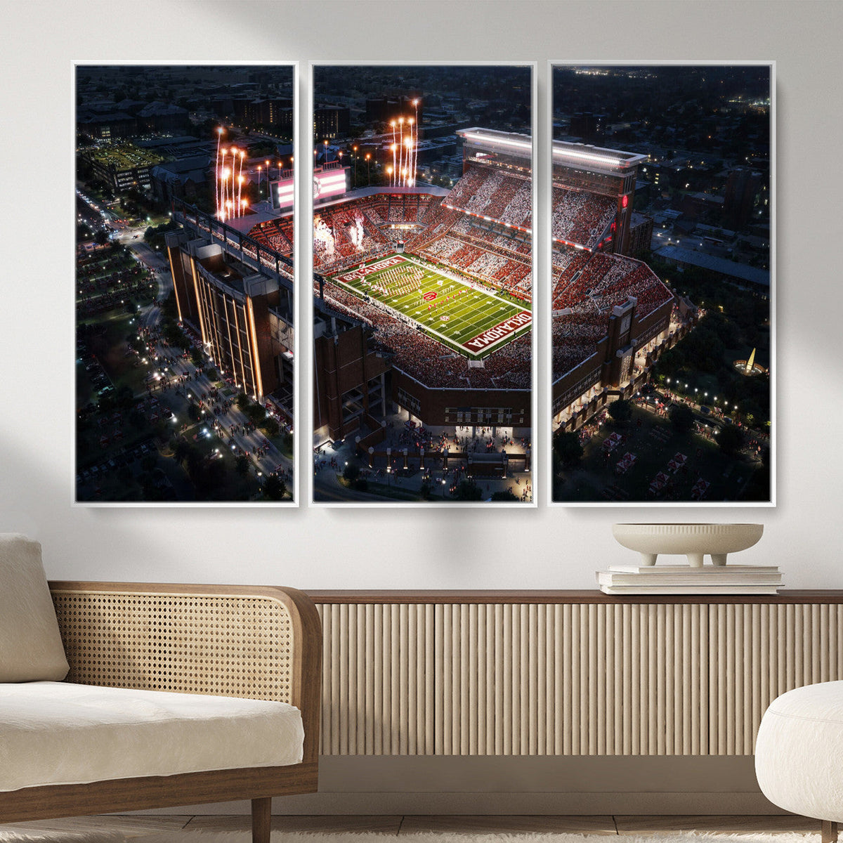 Oklahoma Memorial Stadium - Gaylord Memorial Stadium Wall