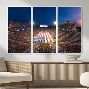 Oklahoma Sooners Memorial Stadium Wall Art Canvas Print,