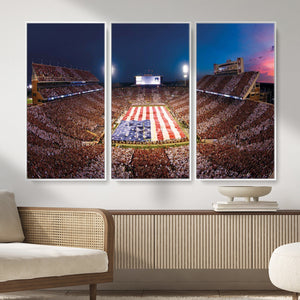 Oklahoma Memorial Stadium Wall Art Canvas Print – Oklahoma