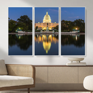 US Capitol Building Wall Art Canvas Print – Washington DC