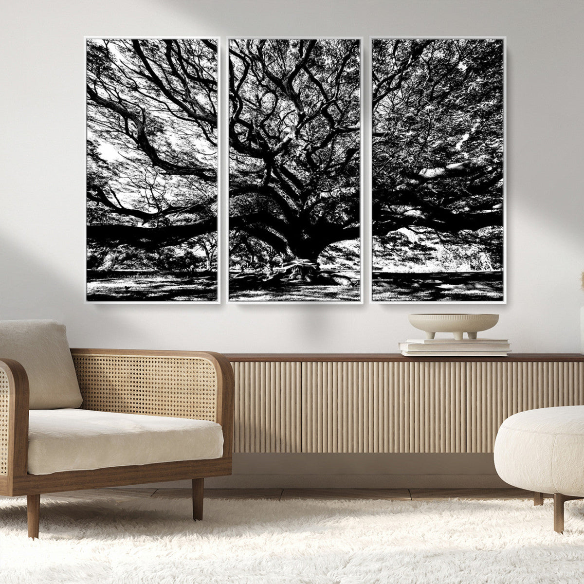 Mighty Angel Oak Wall Art | Angel Oak Tree Art Print