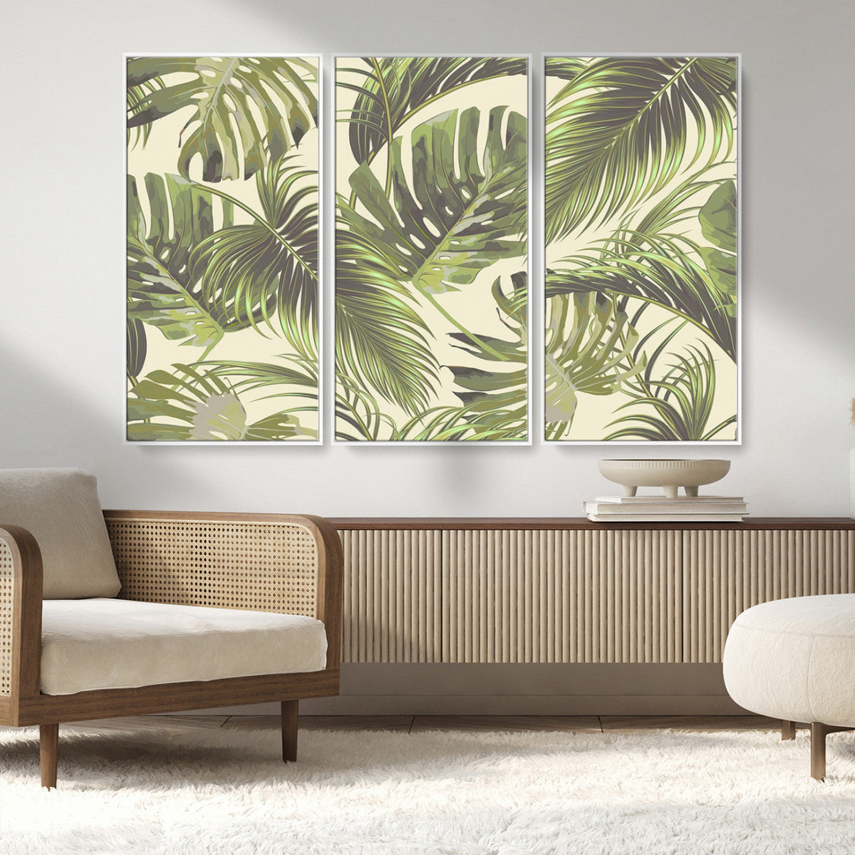 Palm Leaves Canvas Print