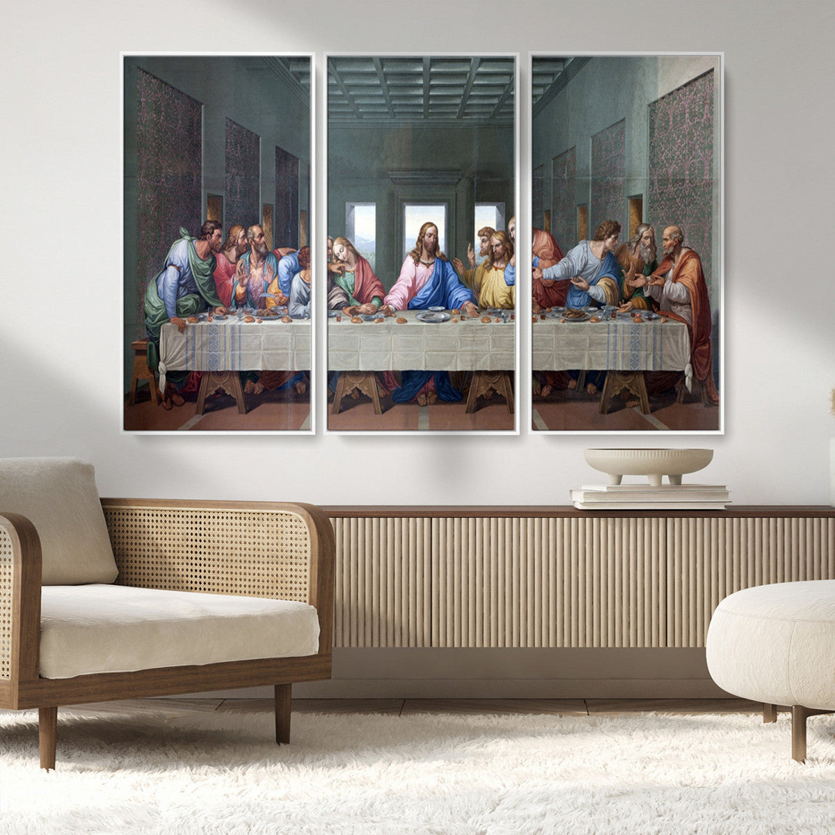 The Last Supper Multi Panel Canvas Wall Art