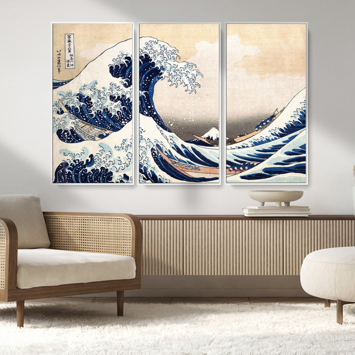 Hokusai: The Breaking Wave off Kanagawa Canvas Print
