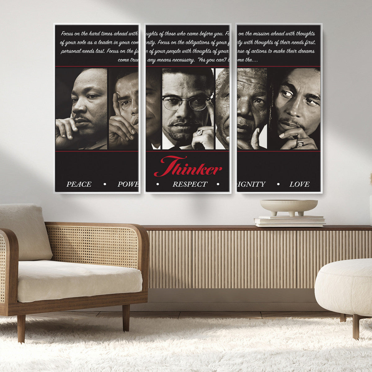Thinkers of Wall Art Canvas Print - Inspirational Wall Art