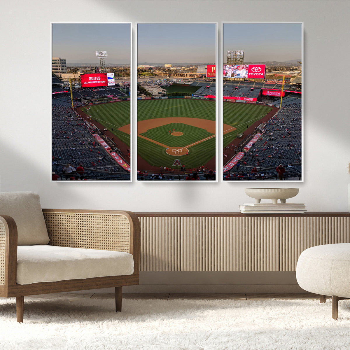 Los Angeles Angels Baseball Canvas Print - Anaheim Angel