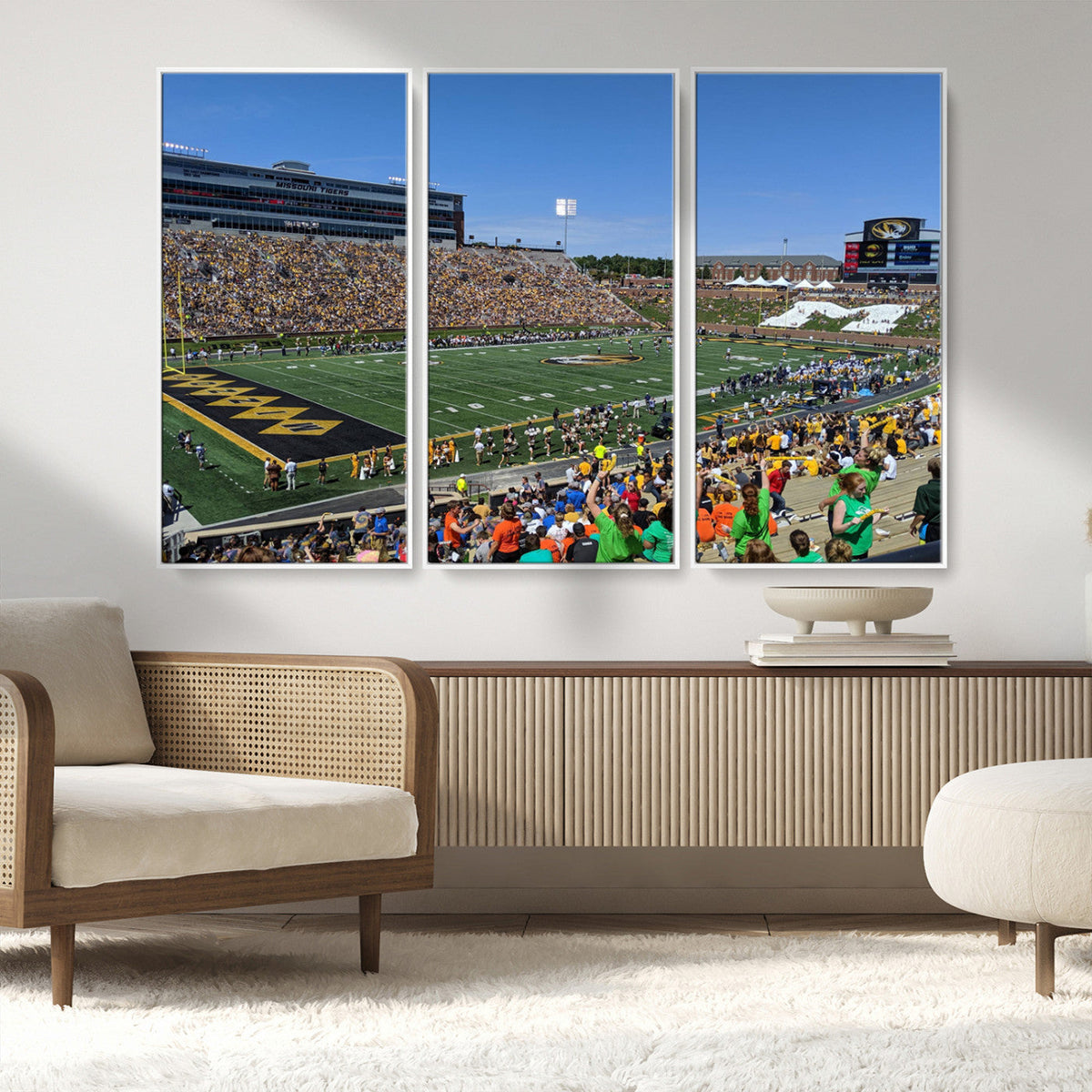 University of Missouri Tigers Football Team Print - Columbia