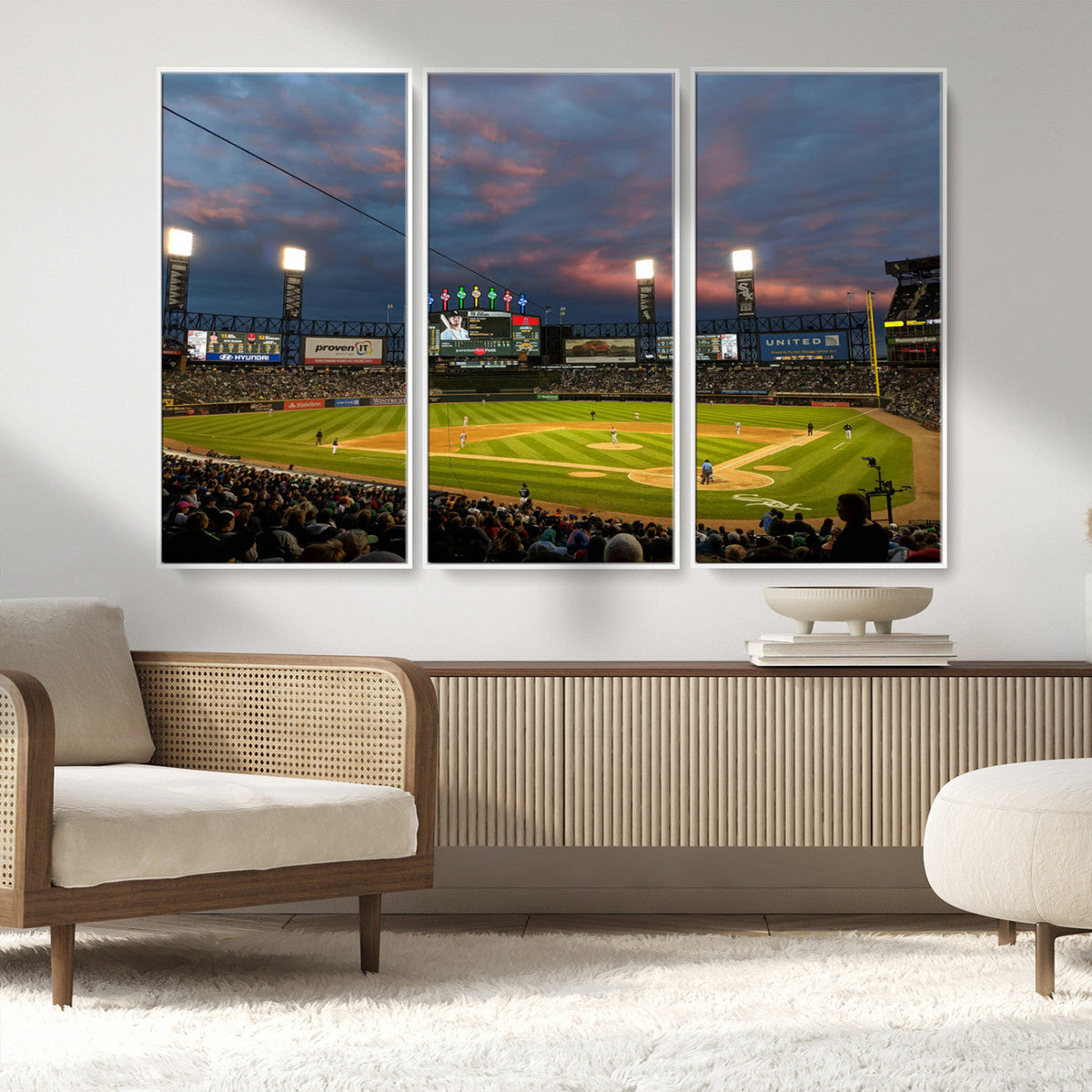 Chicago White Sox Baseball Team Print Canvas- Guaranteed