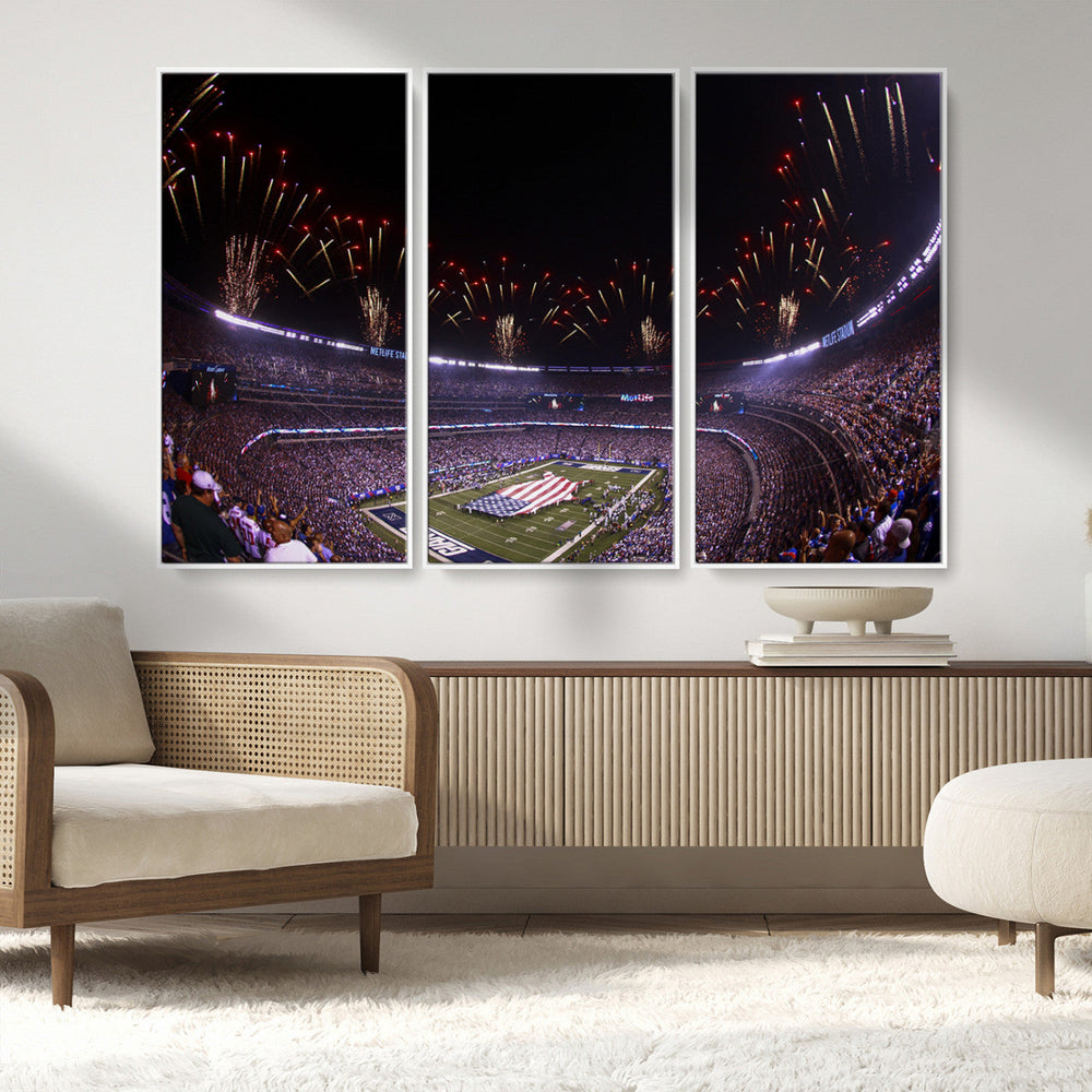 New York Giants Football Team Print - East Rutherford