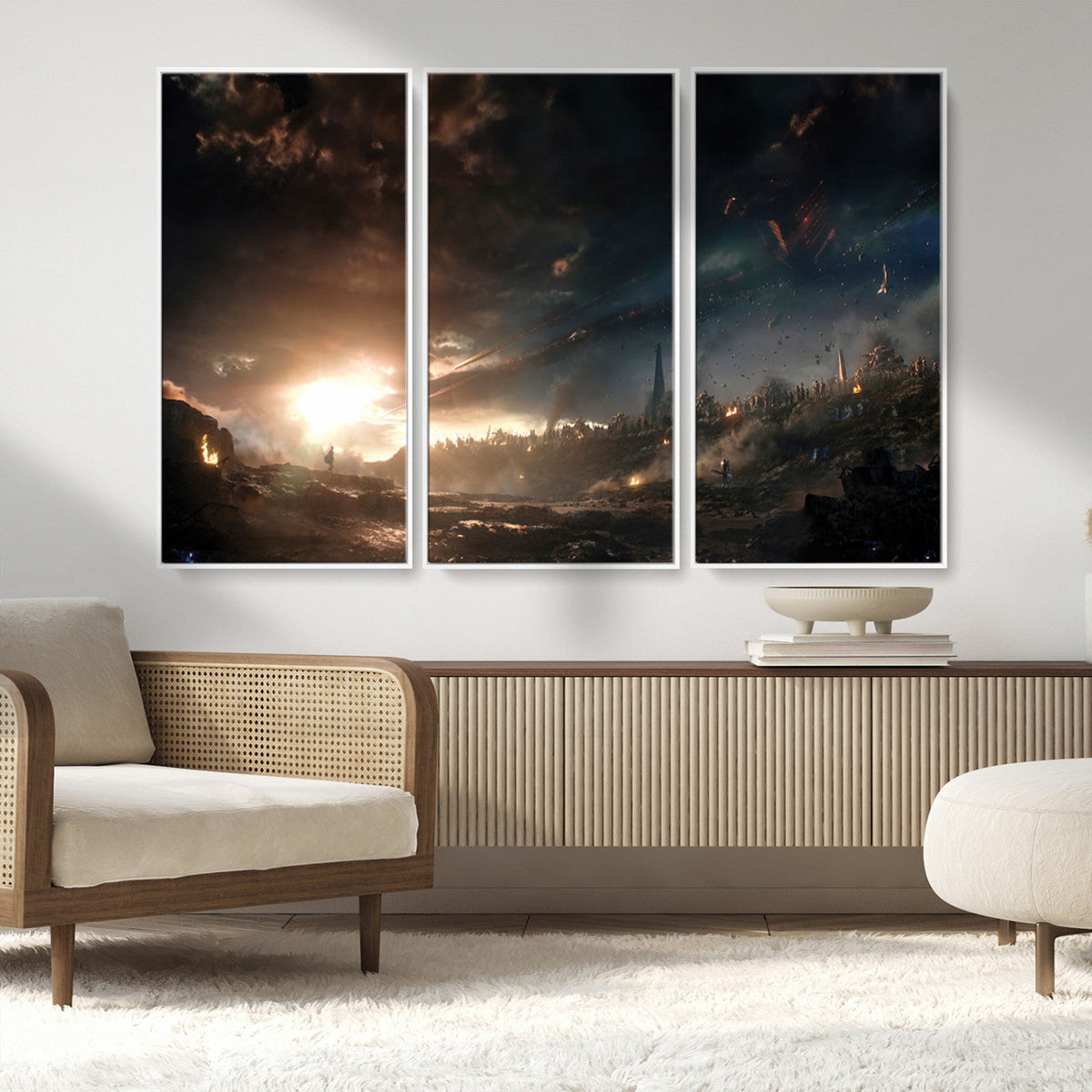 Avengers Planet Wall Art Canvas Print