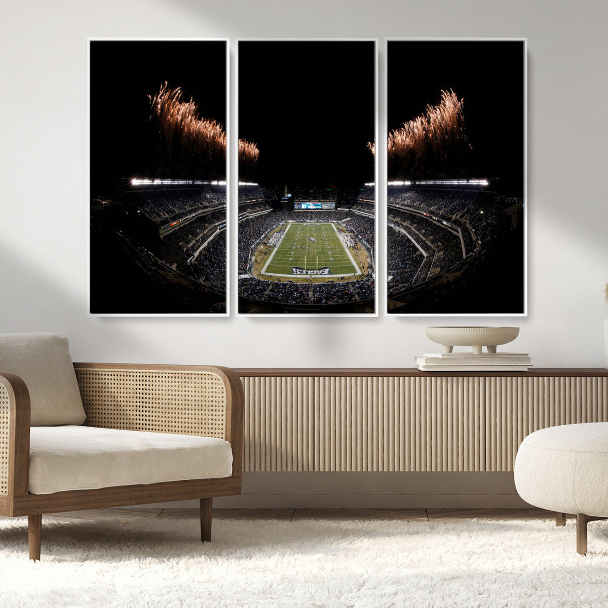 Eagles Field Stadium Wall Art | Philadelphia Eagles Football