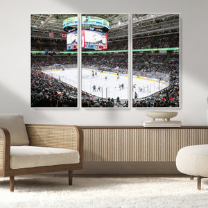 Sharks Arena Blackhawks Sharks Ice Hockey Stadium Wall Art