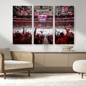 Carolina Hurricanes Ice Hockey Stadium Wall Art, Carolina