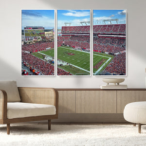 Florida Tampa Raymond James Stadium Wall Art Canvas Print -