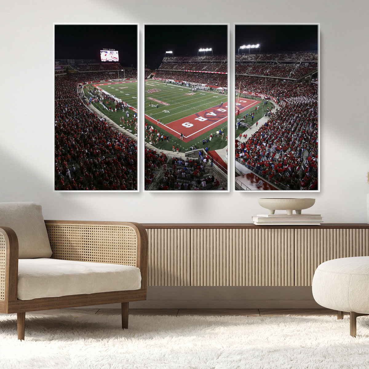 Houston Cougars Football Team Print - Houston TDECU Stadium