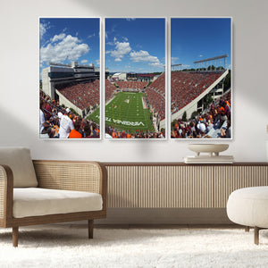 Virginia Tech Hokies Football Team Print - Blacksburg Lane