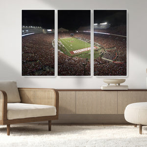 Wisconsin Badgers Football Team Print - Madison Camp Randall