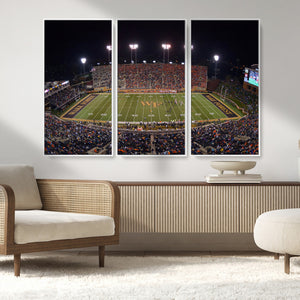 Demon Deacons Print Canvas, Football Team Print -