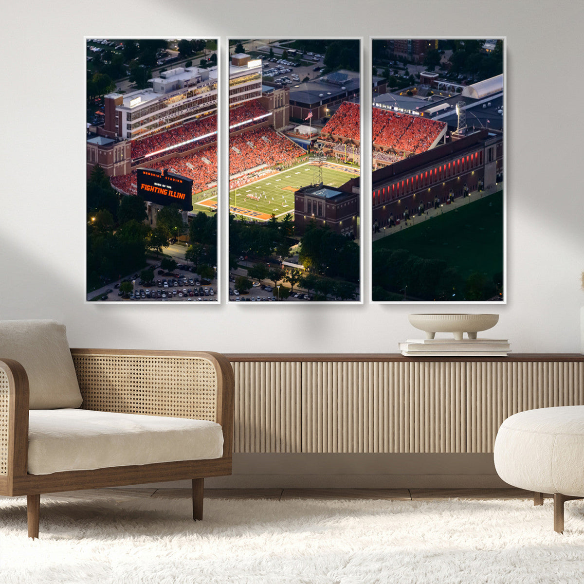 University of Illinois Fighting Illini Football Team Print -