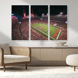 University of Nebraska Cornhuskers Football Team Print -