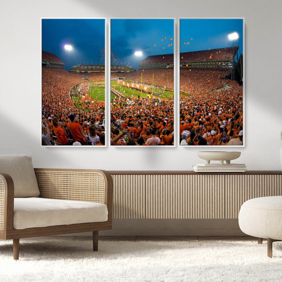 Clemson University Tigers Football Team Print - Clemson