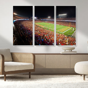 Iowa State University Cyclones Canvas Print, Football Team