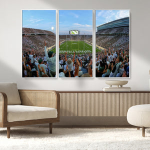 Michigan State Spartans Football Team Art Print - East