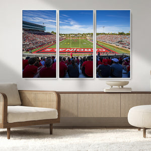 Ball State Cardinals Football Team Print - Muncie Scheumann