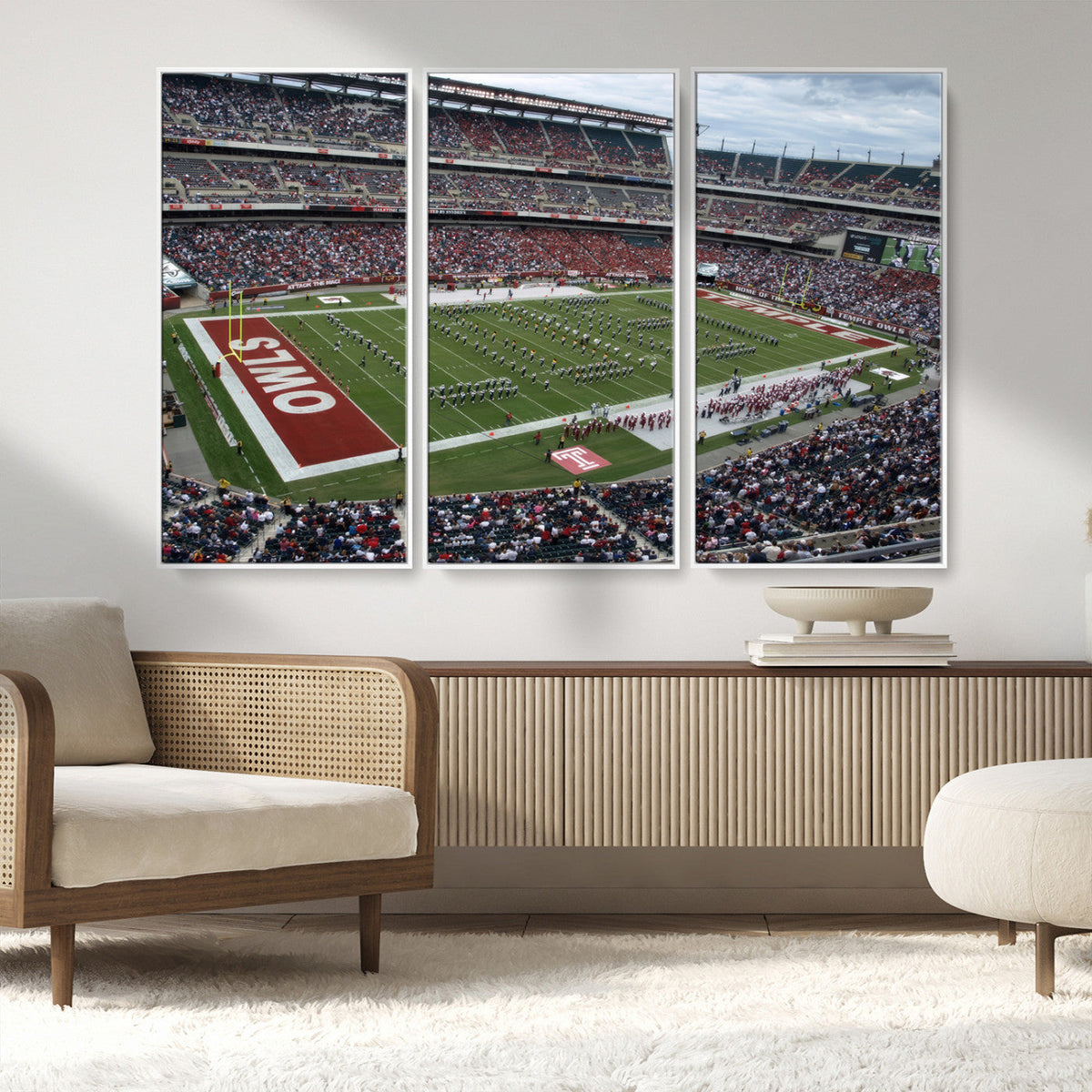 The Temple University Owls Athletics Team Print -