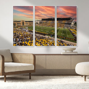 University of Wyoming Cowboys Football Team Print - Laramie