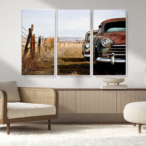 Classic Cars Vintage Wall Art Canvas Print