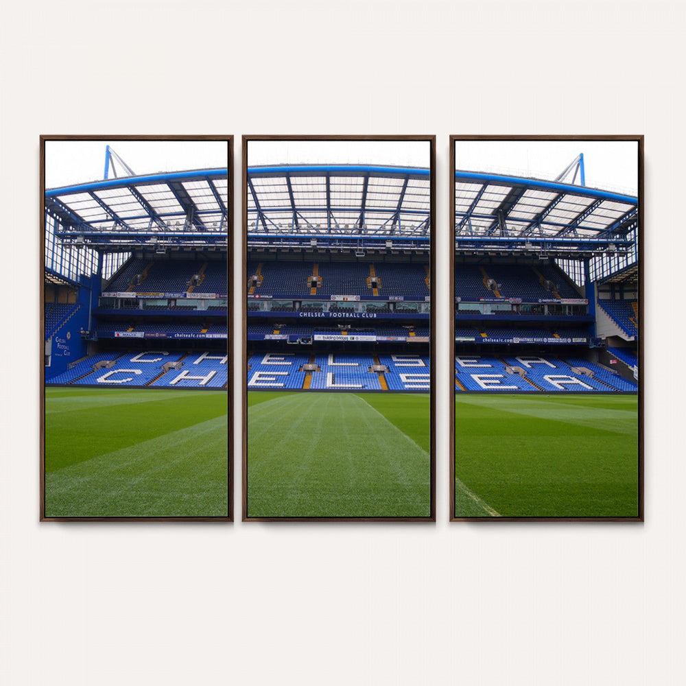 Chelsea FC Soccer Team Print - Stamford Bridge Stadium Wall