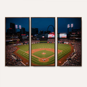 St. Louis Cardinals Baseball Team Print - Busch Stadium Wall