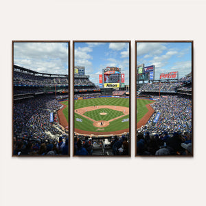 New York Mets Baseball Team Print - Citi Field Stadium Wall